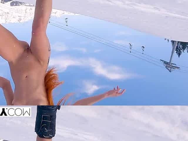 TUSHY Redhead dped in three-some