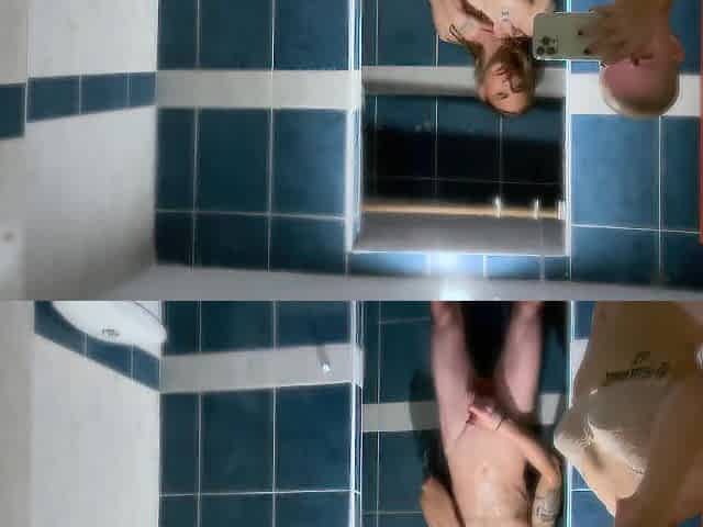 Vilu Vidish comes to the baths whilst Mi hits a shower for wanking him