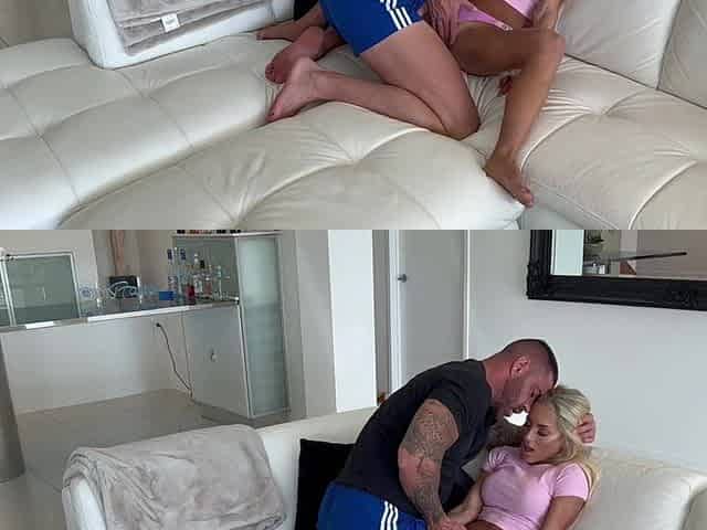 Fit little golden-haired bitch gets ruined