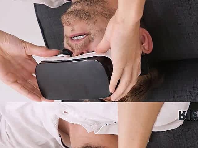 RIM4K. Relaxing ass fucking previous to and after sex for a man that likes VR porn