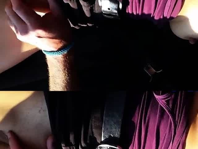 French Girl Shared for Outdoor Fingering Pleasure