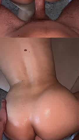 Oiled up screaming and cumming