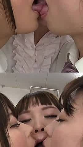 Saliva-drenched Lesbian Licking Frenzy! -2