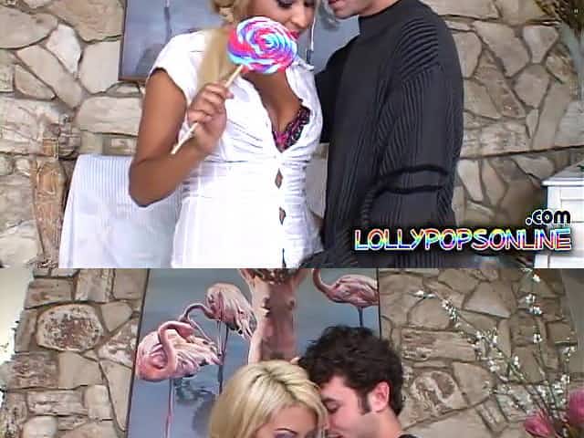 Chubby Latina blonde teen Angel Valentine bent over and fucked hard