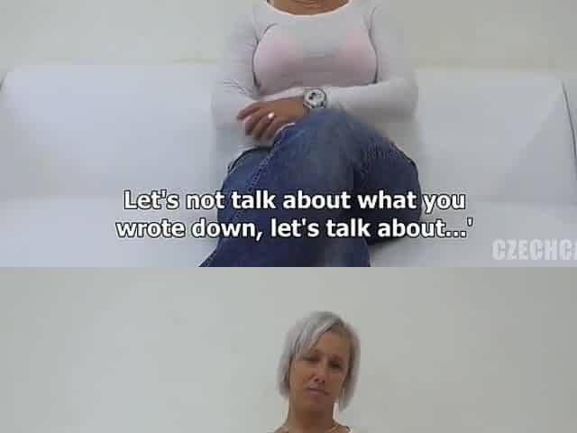 Shy Blonde Milf Receives Cock At Her First Casting Interview