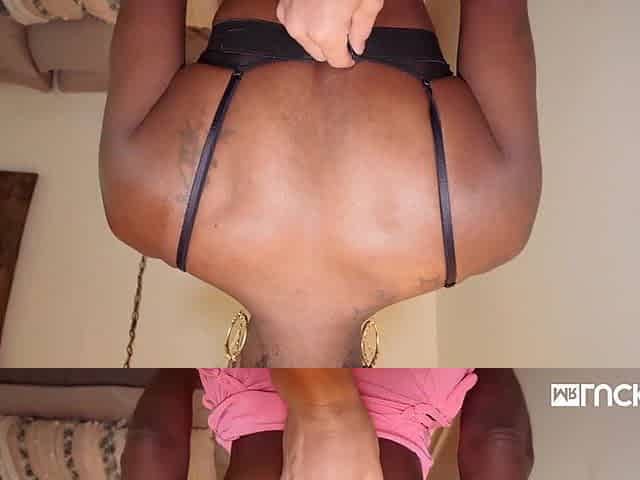 Black Mistique Looks Additional Erotic With Ramrod On Her Breasts