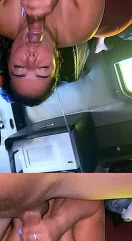 Warning Fantastic blonde big cock blowjob and cumshot