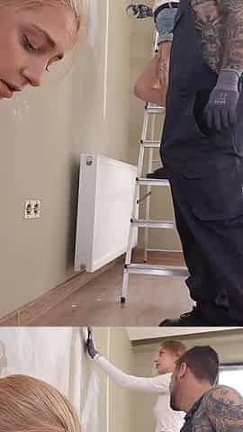 Anal Threesome with Two Female Workers