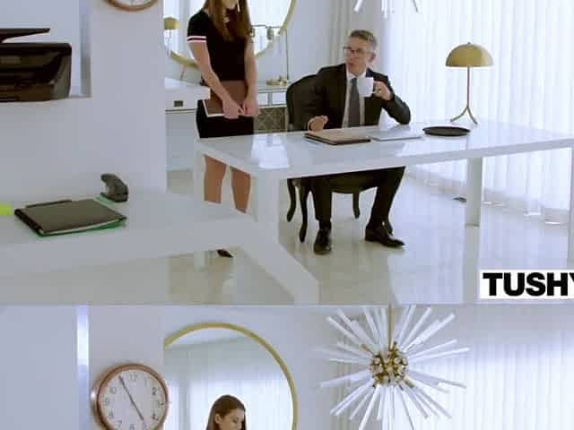 TUSHY Assistant Makes Her Boss Work For Anal