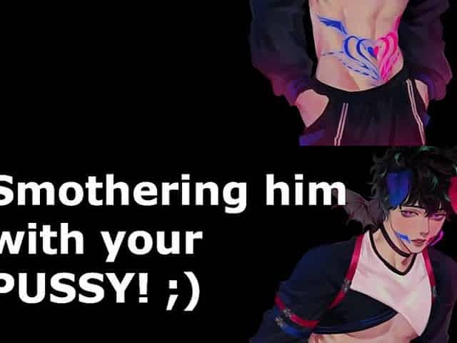 Subby Househusband gets smothered between your haunches -- NSFW Audio and Boy Groaning ASMR