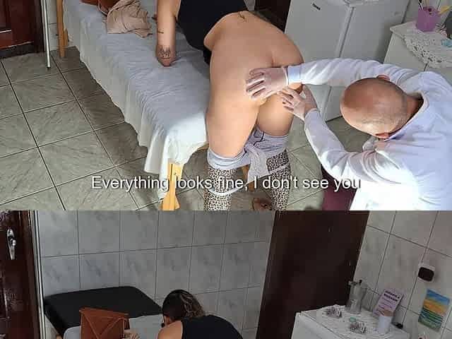 The Blind Woman Went to the Gynecologist Appointment.
