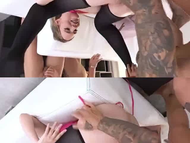 August Taylor Anal DP Gangbang Double Penetration