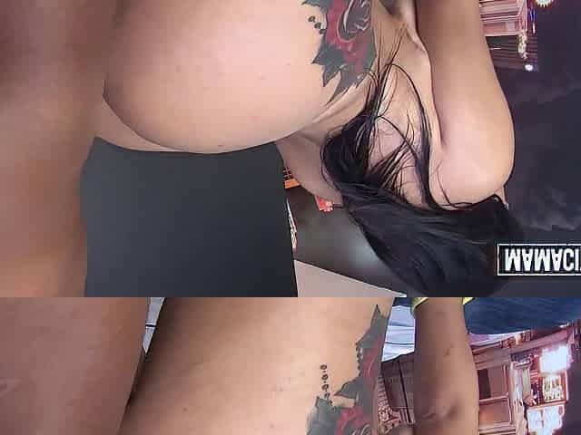 Thick Latin chick in Coarse Doggy... This chab Yanks Her Hair and Pounds Her Harder