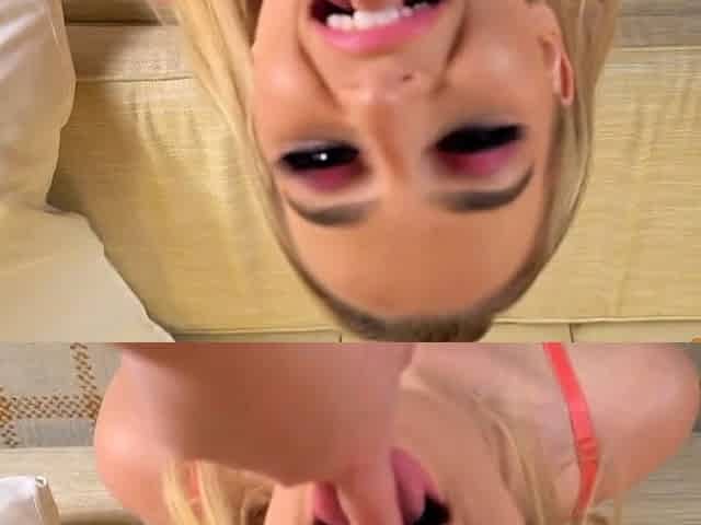 hot amateur milf giving blowjob and getting fucked