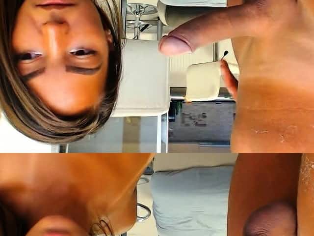 Tanned babe gets fucked in POV