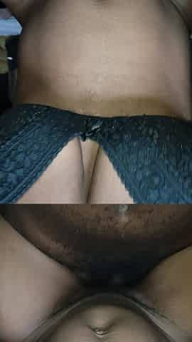 Sweet in the middle riding hairy pussy