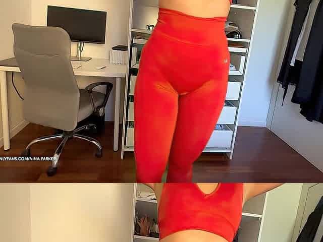 Can't stop cumming on my leggings