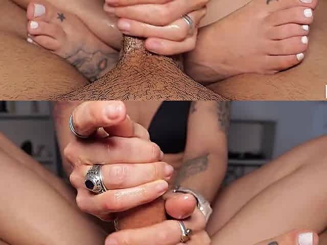 I Make U Cum with My Feet - Intensive Footjob & Toejob