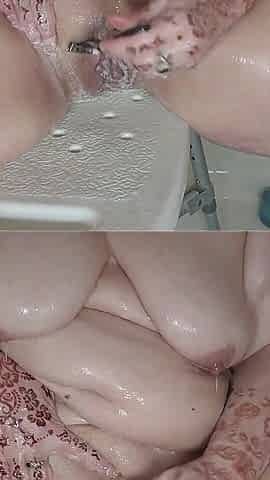 Watch This Cripple Shave Her Pussy on Her Shower Chair