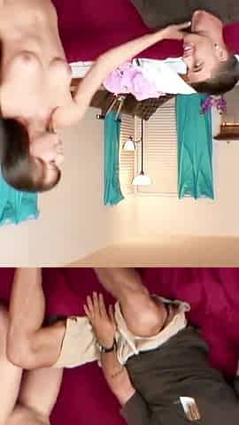 Teen couple make each other hot and then fuck hard