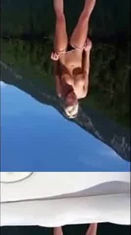 Blonde with Natural Assets Flaunts and Fucks on a Boat