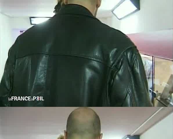 A Dirty Blonde Is Getting Fucked by Two Perverts in a Sex Shop
