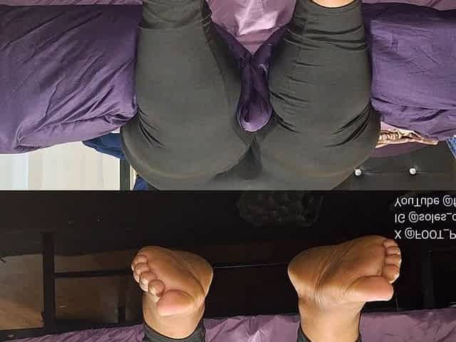 SSBBW New Orleans Finest Jackie's Size 10 Feet Gets Sucked on with Her Explosive FootJob