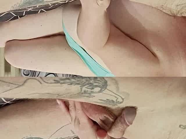 Stepmom with Big Tits Gives Blowjob and Swallows Cum