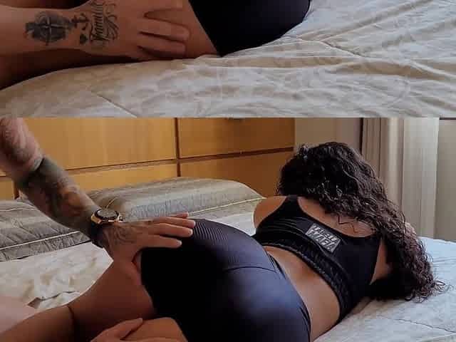 Big ass Latina shakes firm booty when I fuck her from behind