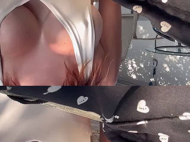 Italian Lascivious mother I'd like to fuck Artemisia Love showing her wet bazookas outdoor
