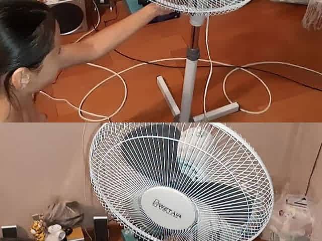 Ardent sex below a fan with conversations - Lesbo_illusion