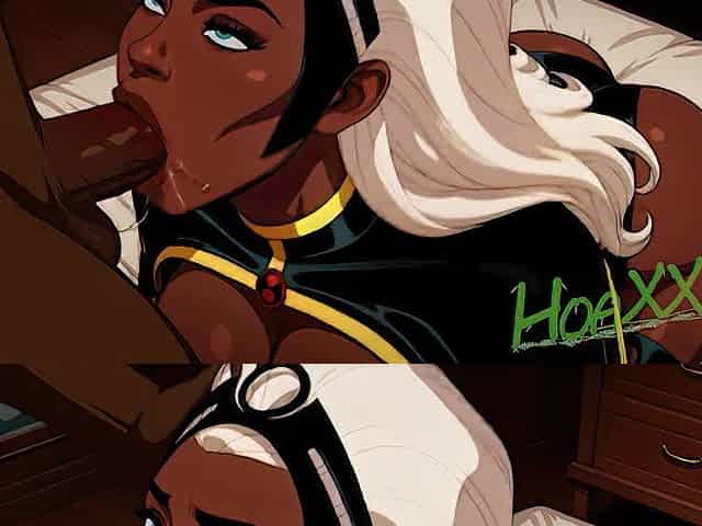 Storm Ororo Munroe Cowgirl Riding Schlong X-Males 97 Marvel