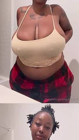 Amazing Big Pair of Boobs Ebony Slut