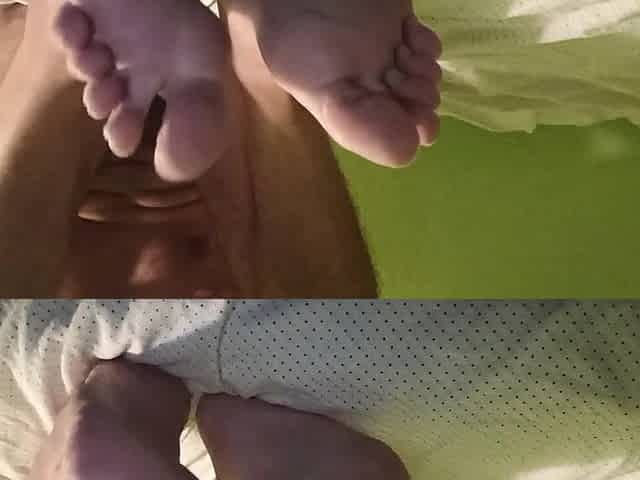 Foot fetish italian huge feet