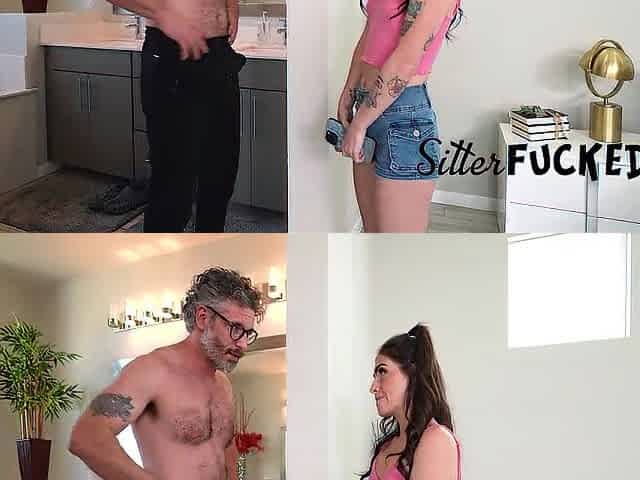 Horny DILF's Perfect Chance To fuck His Babysitter