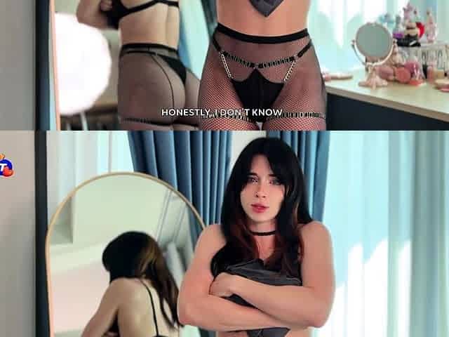 Cleaning Lady Was Caught Trying on my Wife's Panties and