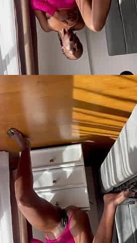 Teasing You, Spreading My Pussy Wide, Rubbing and Fingering It Then Fucking It Harder and Harder Until I Squirt Real Hard