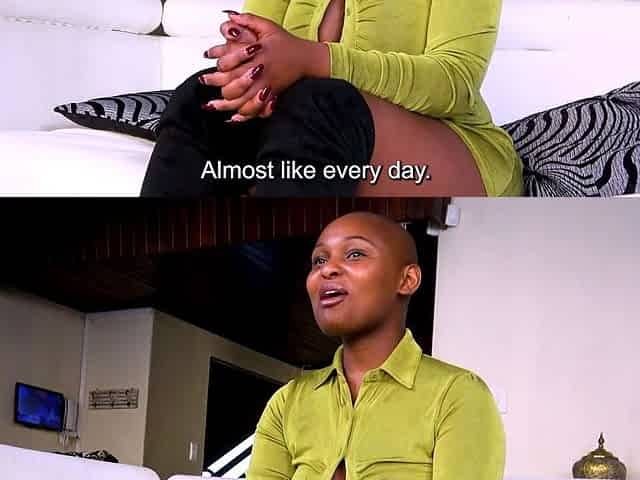 This EBONY model sucked my cock sloppy