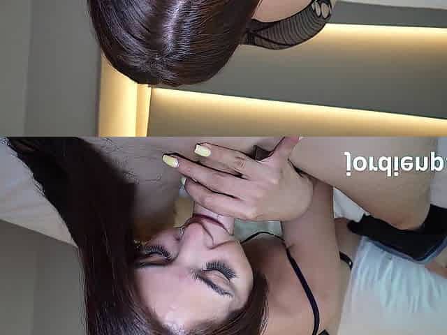 Lalin girl caliente viene a mi hotel porque quiere probar mi polla