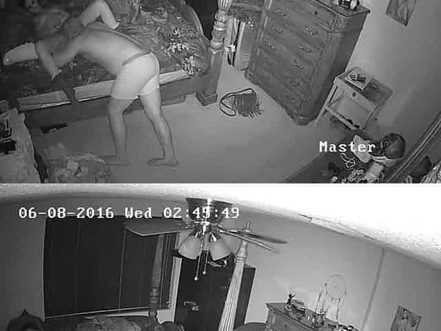 Tatooed busty whore licked then fucked in bedroom