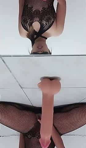 Petite Slut Widened Her Pussy with a New Toy