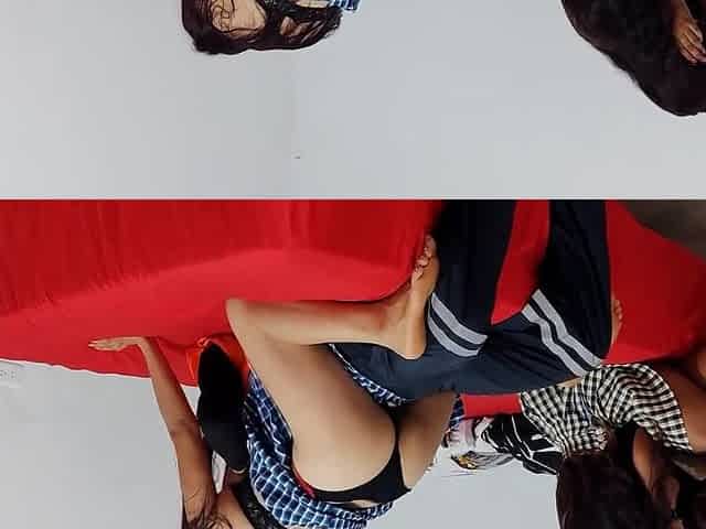 My Stepsister Makes Me Watch Her Fuck A Stranger When She Comes Home From School, A Young Student 18+ Fucking