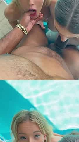 Double White Pussy For Black Bosses BBC