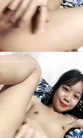 Amateur Asian teen sucks this big hard cock
