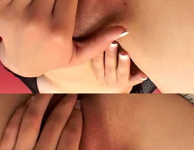 Small titted babe toys her pussy on webcam