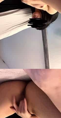 Amateur brunette ariana marie solo toying