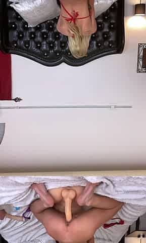 Horny big ass babe nice toys riding