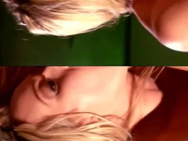 2 voluptuous blond honeys are confined in a room and engaged in vigorous raunchy activity.