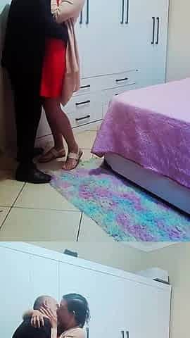 Wife Masturbates and Waits for Her Husband to Arrive to Get Pregnant.