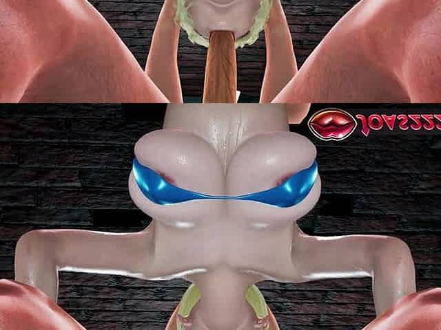 Blonde Saber in Group Hentai - Wet and Wild Glory Hole Doggystyle Fuck with Blowjob Hard Double Penetration for Pussy and Ass